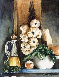 Still life – Water color on paper by Prakash Narshima sell by Galleri Art Danish Denmark